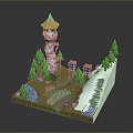 Game Environment Game Scene Fairy Tale Scene Fairy Tale Magic Scene Magic Item Fantasy Scene 3d model