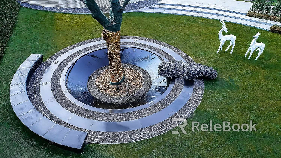 Modern Tree Pool Outdoor Round Landscape Tree Pool model