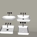 Wash basin wash basin counter basin 3d model