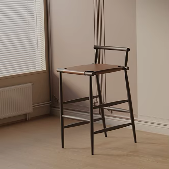 Modern Bar Chair 3d model