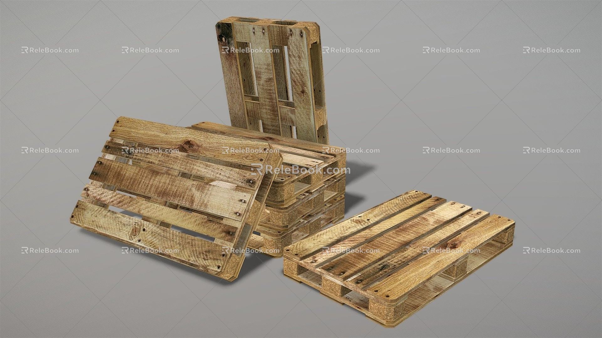 Modern pallet forklift board model