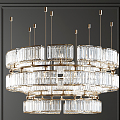 Light Luxury Crystal Chandelier 3d model