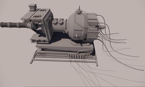 Modern engine planetary engine 3d model