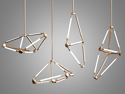 Sculptural lighting by Bec Brittain 3d model