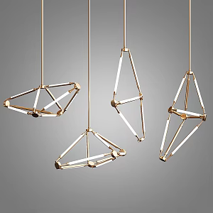 Sculptural lighting by Bec Brittain 3d model