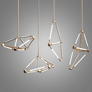 Sculptural lighting by Bec Brittain 3d model