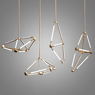 Sculptural lighting by Bec Brittain 3d model