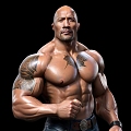 Johnson Stones Johnson Muscle Men Fitness Men Fast and Furious WWE Hollywood Star Oscar 3d model