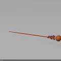 Anatomical Organ Model Featuring Hair Like Structures With Red Particles And Colored Spheres