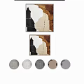 Stylish Decorative Photo Frames With Abstract Art Design And Multiple Sizes