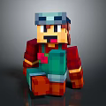 Toy Pixel Figure Toy Next Generation Item 3 Print 3d model