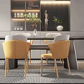 Modern Restaurant Interior With Wine Racks Dining Table Chairs And Elegant Lighting 3d model