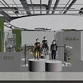 Modern ULLU Clothing Store Interior With Mannequins Clothing Displays And Bright Lighting