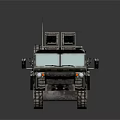 Military Truck With Large Missile Launcher System And Multi Wheel Design