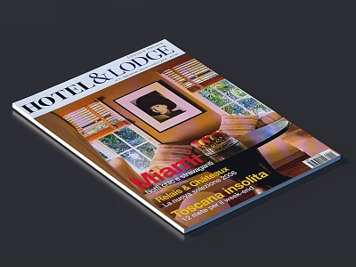 Hotel Lodge Magazine Featuring Marriott Honeymoon Getaways Tuscany Motif 3d model