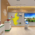 Ningxia Specialty Tourist Products Store With Green Facade And Display Windows