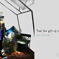 ICE Live Stream Showcasing Eco Humanistic Fashion Exhibition With Clothing Mountain View And Green Plants