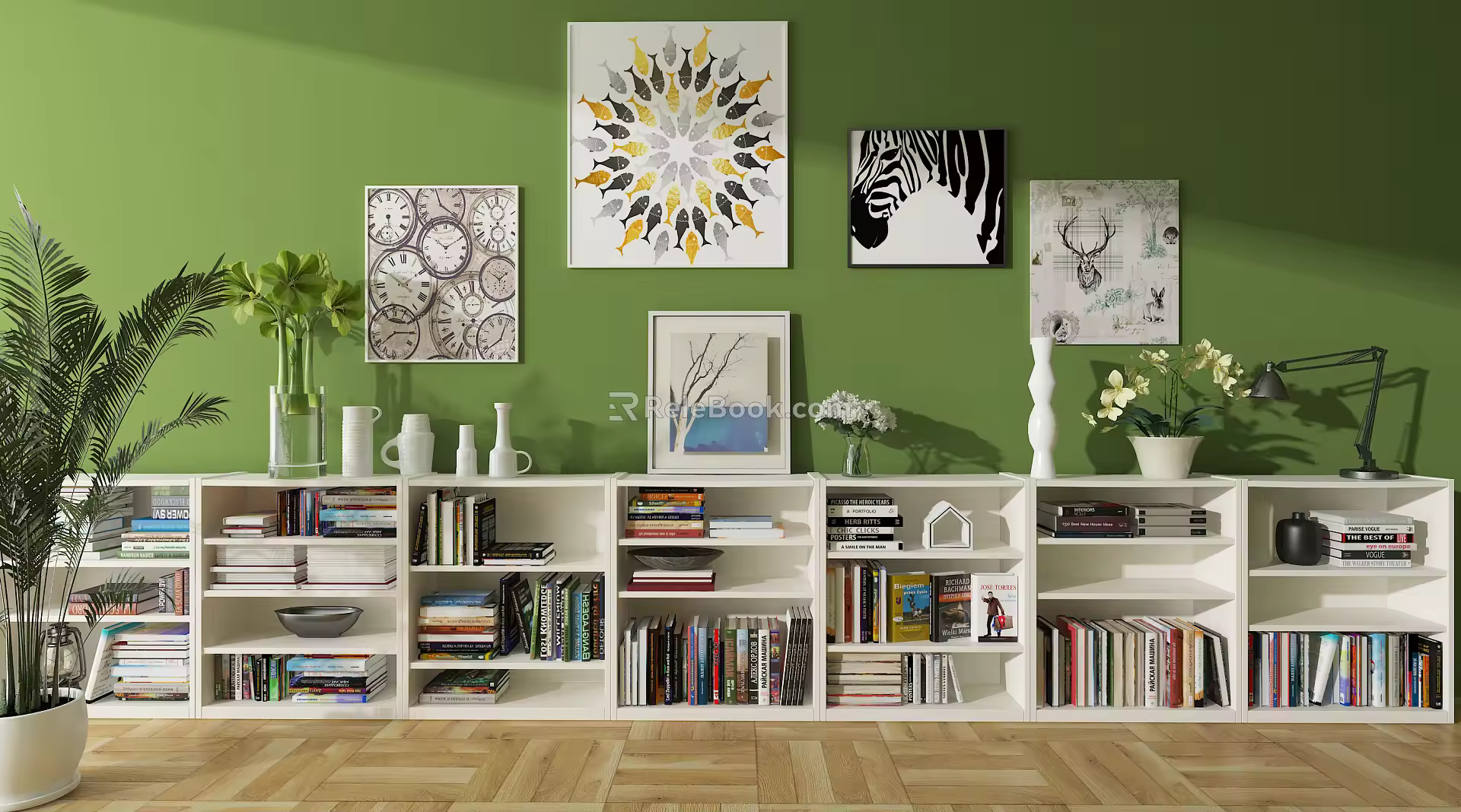 Nordic Bookcase 3d model
