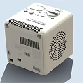 SONY Digital Clock Radio With FM AM Frequency And Digital 3d model