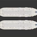 Two Modern White Gas Transport Ships With Storage Tanks And Blue Structures