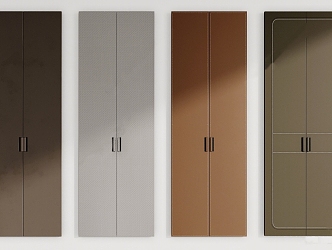 Modern Wardrobe Door Wardrobe Door Interior Handle Cabinet Door 3d model