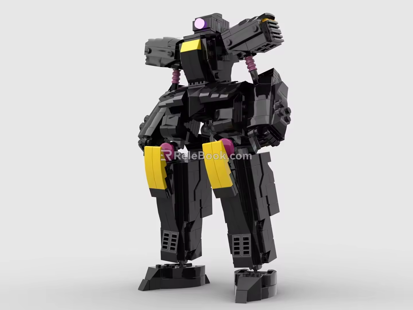 LEGO Toys Building Blocks Fighting Robot Gundam Mech Warrior Transformers Pacific Rim 3d model