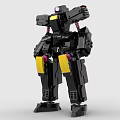 LEGO Toys Building Blocks Fighting Robot Gundam Mech Warrior Transformers Pacific Rim 3d model
