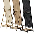 Modern Full Length Mirrors with Three Colors Stand Design for Home Decor