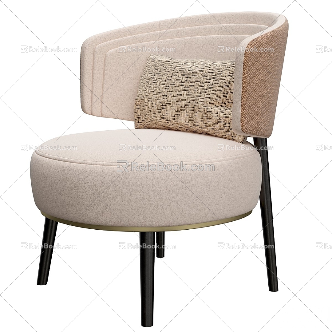 Single Chair Single Sofa Casual Chair Casual Sofa 3d model