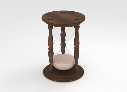 Retro Hourglass 3d model