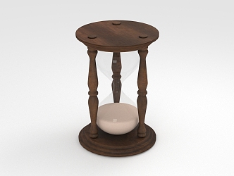 Retro Hourglass 3d model