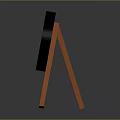 Colorful Archery Target with Concentric Rings on Wooden Tripod Stand for Training