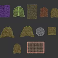 Diverse Shaped Rugs With Purple Black Brown Pink Checkered And Patterned Designs For Home Decor