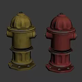 Decorative Garden Ornaments with Red and Yellow Fire Hydrant Designs for Outdoor Decor