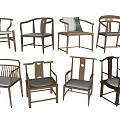 Modern Leisure Chairs With Different Wooden Frame And Backrest Designs