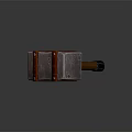Hammer With Wooden Handle And Leather Straps For Construction Or DIY Use