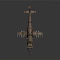 Military Helicopter With Camouflage Design Rotor System And Weapon Mounts For Aerospace Missions