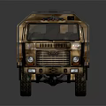 Camouflage Painted Military Cargo Vehicle With Multi Wheel Structure For Transport