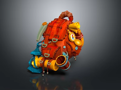 Camping backpack travel bag travel backpack camping bag mountaineering bag hiking backpack travel bag 3d model