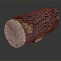Natural Wooden Log Decorative Home Piece With Rustic Texture And Smooth Cut Surface