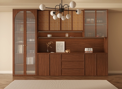 Wine Cabinet Sideboard 3d model