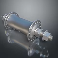 Bicycle Metal Hub With Silver Finish Durable Structure And Precision Bolts