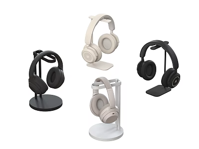 SONY Modern Headset Combo 3d model