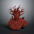 Elf Tree Demon Tree Monster Tree Man Tree Elf Monster Alien Monster 3d model