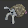 Turtle Cartoon Turtle Snapping Turtle Chickbill Turtle Reptile Cold Blooded Animal Reptile Class 3d model