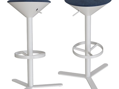 Cono Metal Bar Stool 18 3d model