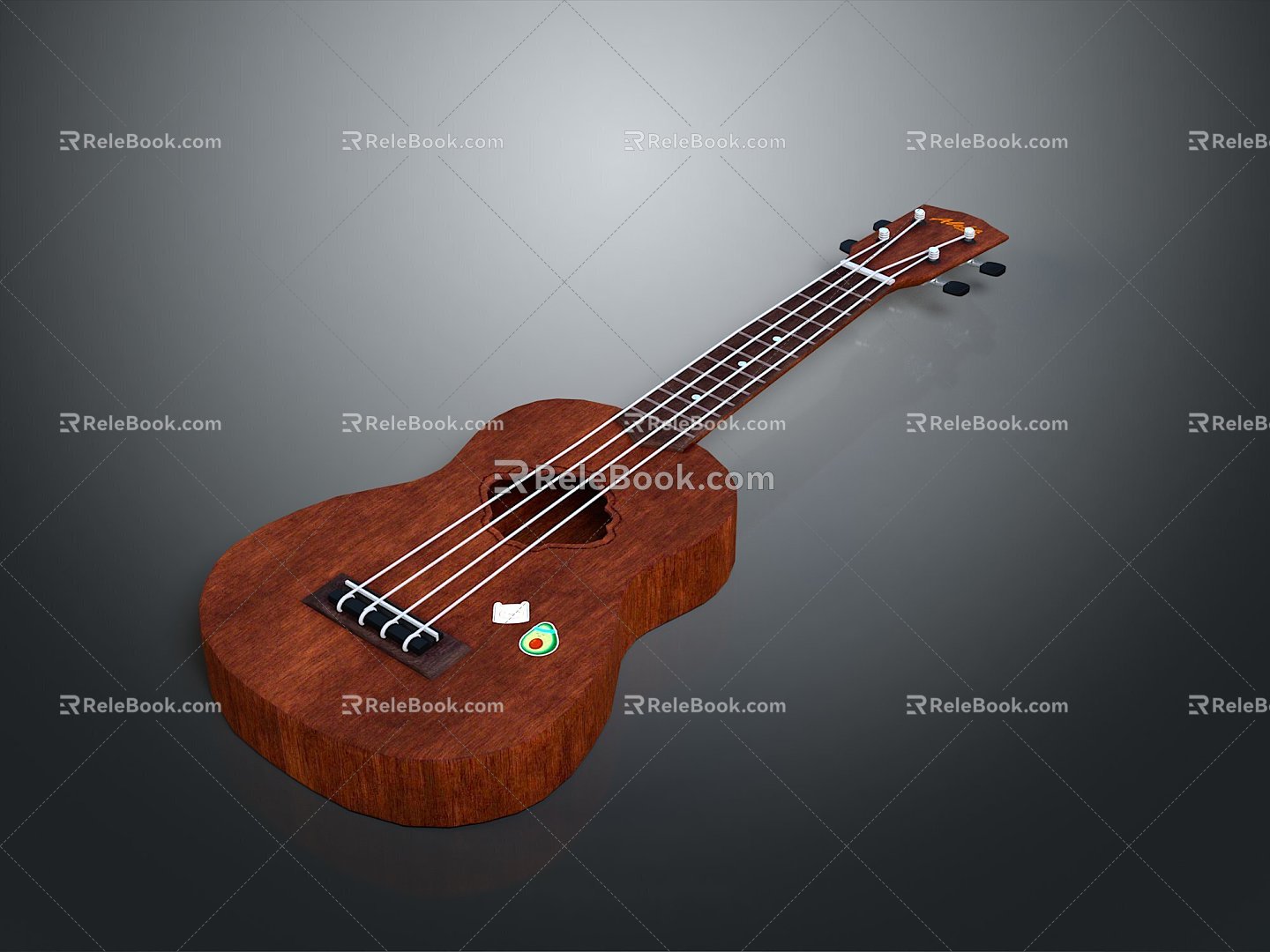 Guitar Classical Guitar Instrument String Plucked Instrument Western Instrument Western Music Equipment Western Equipment 3d model