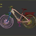 Beige BEROT Mountain Bicycle Stylish Design With Black Seat Frame And Large Wheels