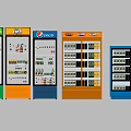 modern vending machine self-service vending machine 3d model