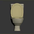 Modern Household Toilet With Open Lid And Clean White Design